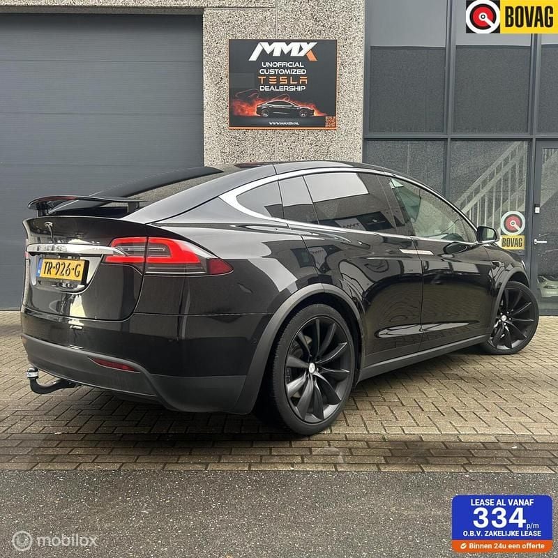 Zwart Gebruikt 2018 Tesla Model X SUV | € 24.999 (Super prijs) - Afbeelding 1/4