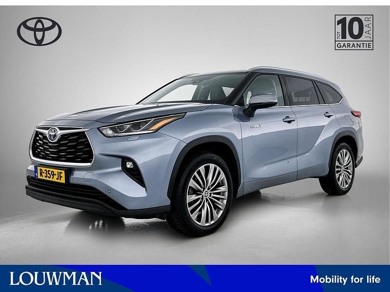 Grijs Gebruikt 2021 Toyota Highlander Executive SUV | € 50.945 (Eerlijke prijs) - Afbeelding 1/4
