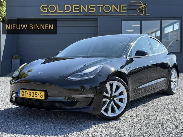 Zwart Gebruikt 2019 Tesla Model 3 Long Range Sedan | € 21.349 (Eerlijke prijs) - Afbeelding 1/4