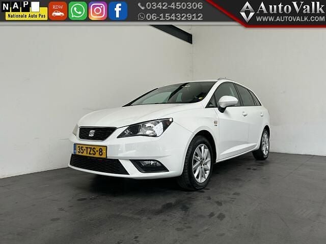 Wit Gebruikt 2012 Seat Ibiza ST Style Stationwagen | € 4.449 (Eerlijke prijs) - Afbeelding 1/4