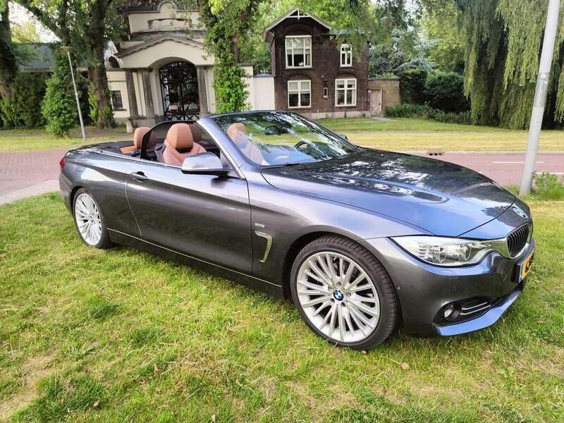 Grijs Gebruikt 2015 BMW 428 Executive Cabriolet | € 18.950 (Eerlijke prijs) - Afbeelding 1/4