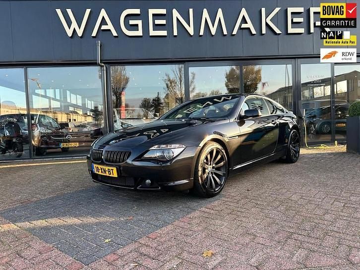 Zwart Gebruikt 2007 BMW 630 Executive Coupé | € 10.450 (Eerlijke prijs) - Afbeelding 1/4