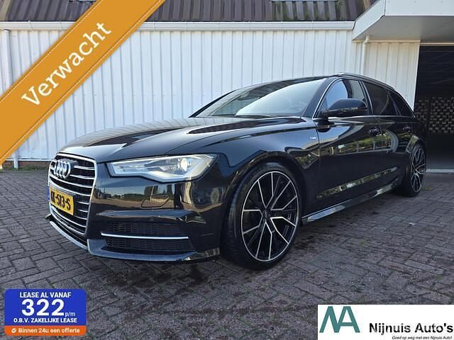 Zwart Gebruikt 2015 Audi A6 S-Line Stationwagen | € 19.888 (Duur) - Afbeelding 1/4