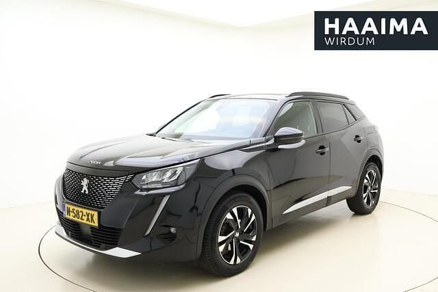 Zwart Gebruikt 2022 Peugeot 2008 Allure SUV | € 18.950 (Eerlijke prijs) - Afbeelding 1/4
