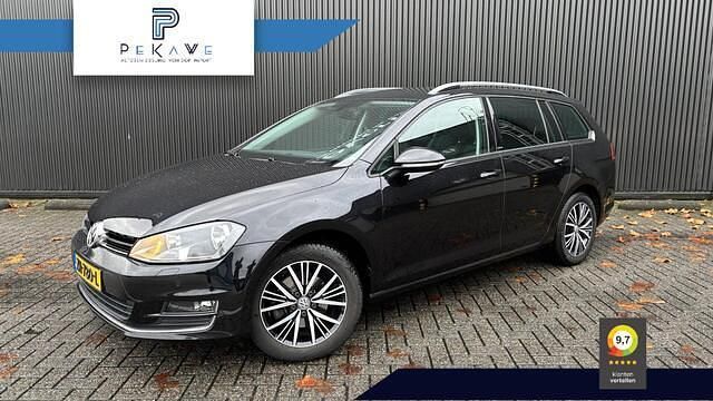 Zwart Gebruikt 2016 VW Golf VII Allstar Stationwagen | € 14.250 (Eerlijke prijs) - Afbeelding 1/4