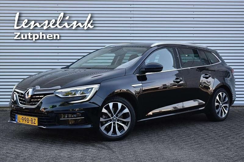 Zwart Gebruikt 2021 Renault Mégane IV Intens Stationwagen | € 19.390 (Eerlijke prijs) - Afbeelding 1/3