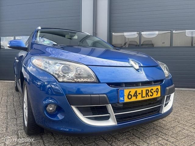 Occasion Renault Mégane GrandTour Dynamique 140 PK (102 kW) 2010 Blauw Stationwagen