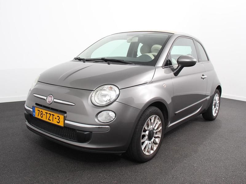 Grijs Gebruikt 2012 Fiat 500C Lounge Cabriolet | € 4.950 (Goede deal) - Afbeelding 1/4