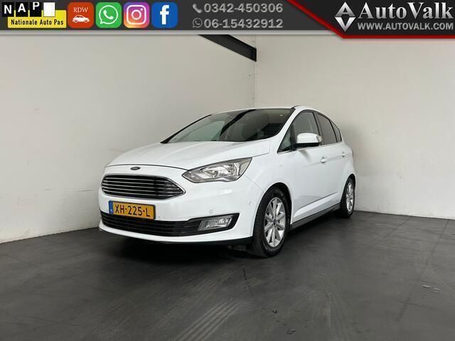 Wit Gebruikt 2018 Ford C-MAX Titanium MPV | € 11.949 (Eerlijke prijs) - Afbeelding 1/4