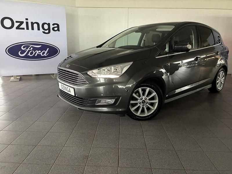 Grijs Gebruikt 2018 Ford C-MAX Titanium MPV | € 9.800 (Eerlijke prijs) - Afbeelding 1/4
