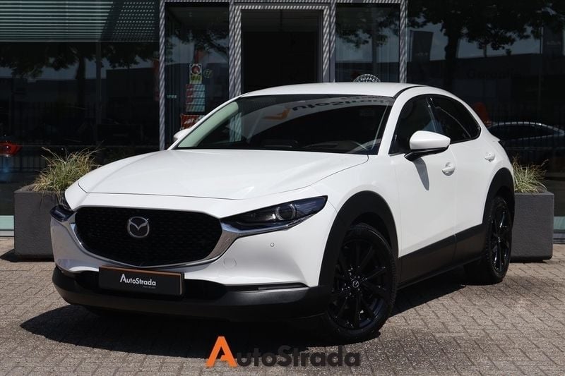 Wit Gebruikt 2021 Mazda CX-30 Luxury SUV | € 24.700 (Eerlijke prijs) - Afbeelding 1/4