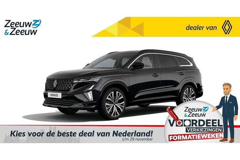 Black (tegne) Nieuw 2025 Renault Espace Iconic MPV | € 52.063 (Eerlijke prijs) - Afbeelding 1/4
