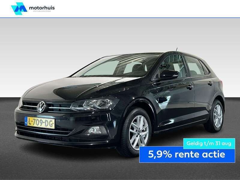 Zwart, metallic lak Gebruikt 2021 VW Polo Comfortline Hatchback | € 13.930 (Super prijs) - Afbeelding 1/4