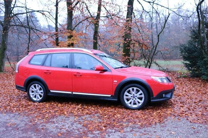Occasion Saab 9-3X Aero 240 PK (176 kW) 2011 Rood Stationwagen