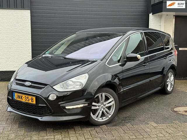 Zwart (metallic) Gebruikt 2010 Ford S-MAX S MPV | € 11.995 (Iets duurder) - Afbeelding 1/4