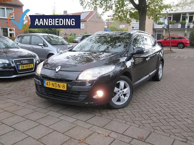 Zwart Gebruikt 2010 Renault Mégane GrandTour Dynamique Stationwagen | € 2.100 (Super prijs) - Afbeelding 1/4