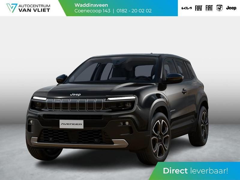 Solid black (601) Nieuw 2025 Jeep Avenger Summit SUV | € 37.900 (Eerlijke prijs) - Afbeelding 1/4
