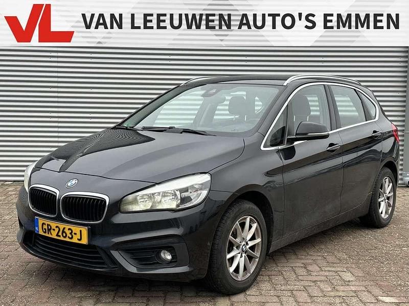 Zwart Gebruikt 2015 BMW 218 Active Tourer MPV | € 11.900 (Eerlijke prijs) - Afbeelding 1/4