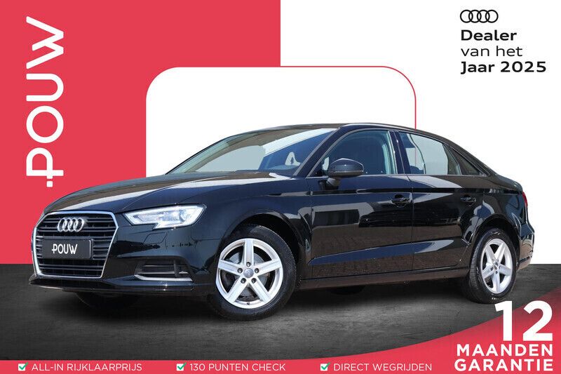 Zwart Gebruikt 2020 Audi A3 Proline Sedan | € 18.400 (Eerlijke prijs) - Afbeelding 1/4