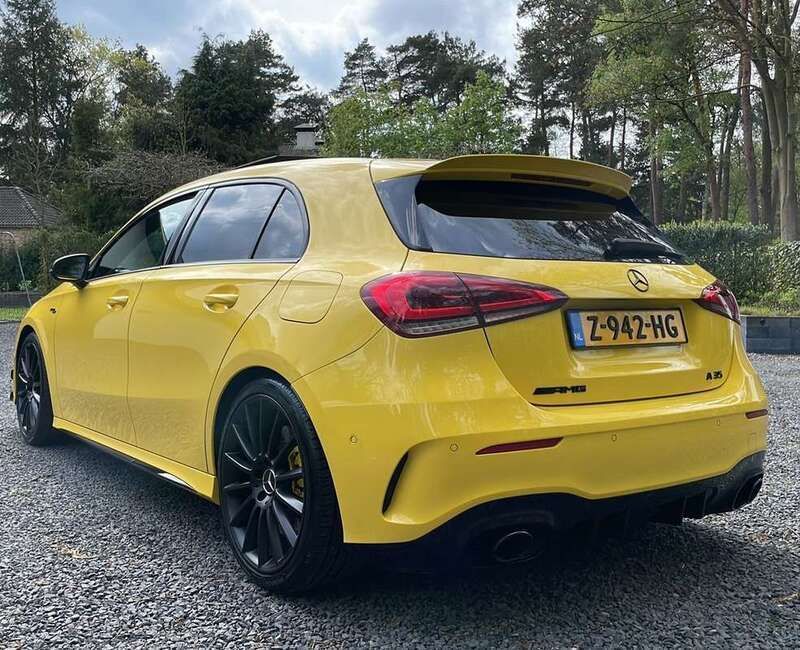Occasion Mercedes A35 AMG Premium Plus 306 PK (225 kW) 2019 Geel Hatchback