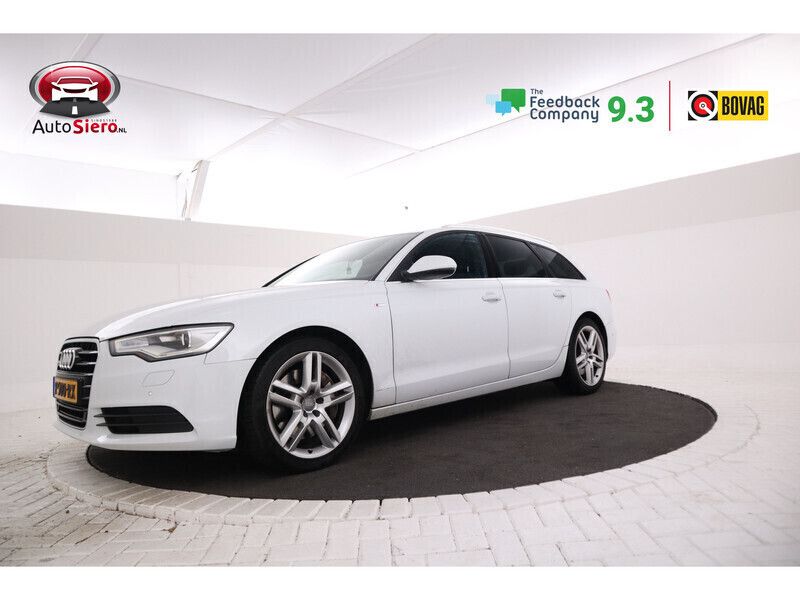 Wit Gebruikt 2013 Audi A6 Proline Stationwagen | € 20.999 (Eerlijke prijs) - Afbeelding 1/4