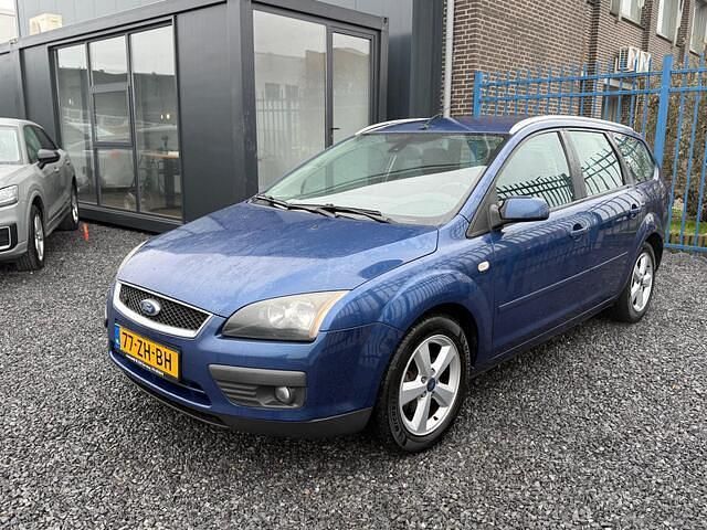 Occasion Ford Focus Ambiente 125 PK (91 kW) 2008 Blauw (metallic) Stationwagen