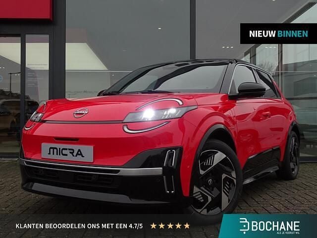 Nieuw Nissan Micra Evolve 110 kW (150 PK) 2026 Rebel red (metallic) + black roof yza Hatchback
