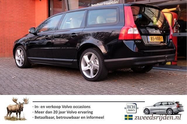 Occasion Volvo V70 Kinetic 136 PK (100 kW) 2008 Zwart Stationwagen