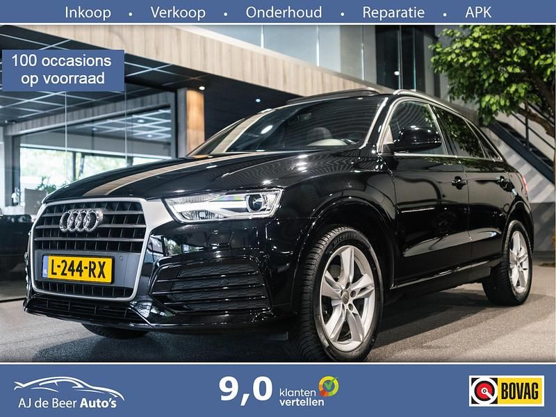 Zwart (metallic) Gebruikt 2017 Audi Q3 Design SUV | € 21.990 (Iets duurder) - Afbeelding 1/4