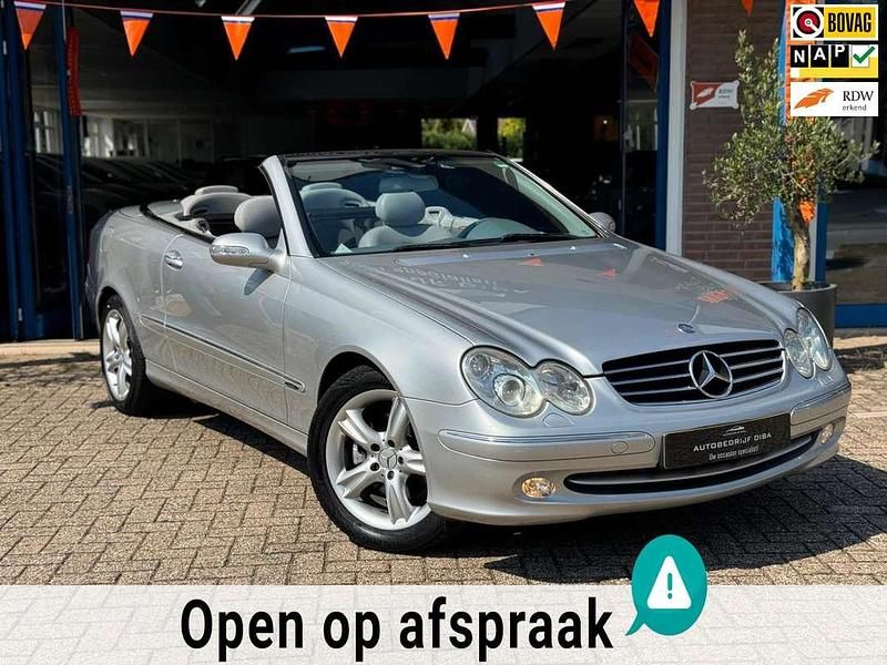 Grijs Gebruikt 2004 Mercedes CLK240 Elegance Cabriolet | € 8.950 (Iets duurder) - Afbeelding 1/4