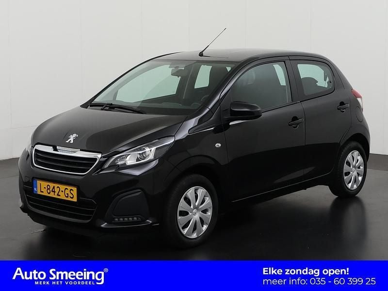 Zwart Gebruikt 2021 Peugeot 108 Active Hatchback | € 10.445 (Eerlijke prijs) - Afbeelding 1/4