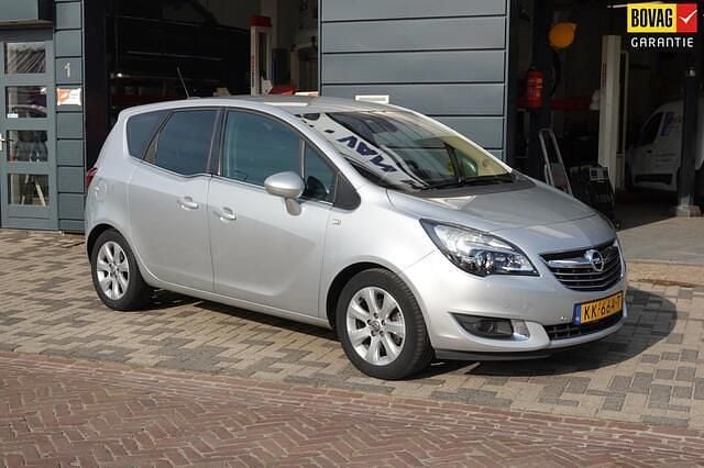Grijs Gebruikt 2016 Opel Meriva MPV | € 8.950 (Eerlijke prijs) - Afbeelding 1/4