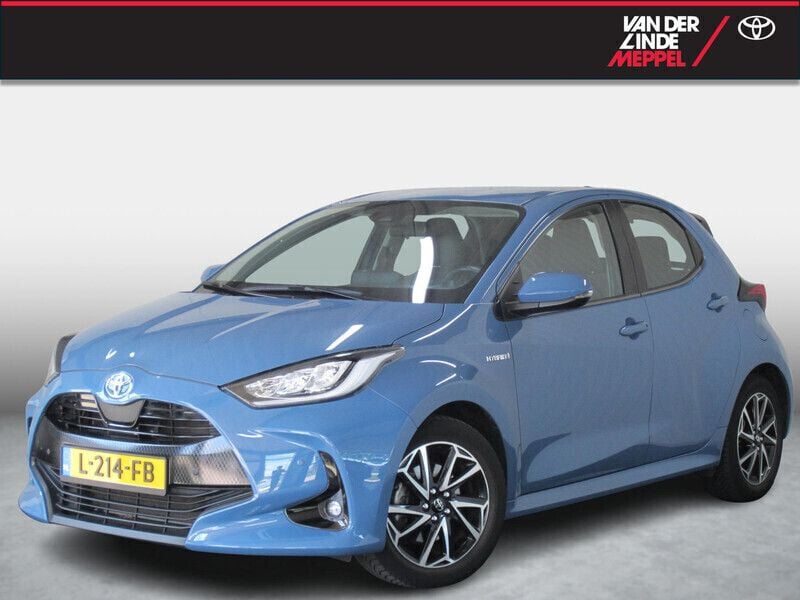 Blauw Gebruikt 2021 Toyota Yaris Hybrid Hatchback | € 20.450 (Eerlijke prijs) - Afbeelding 1/4