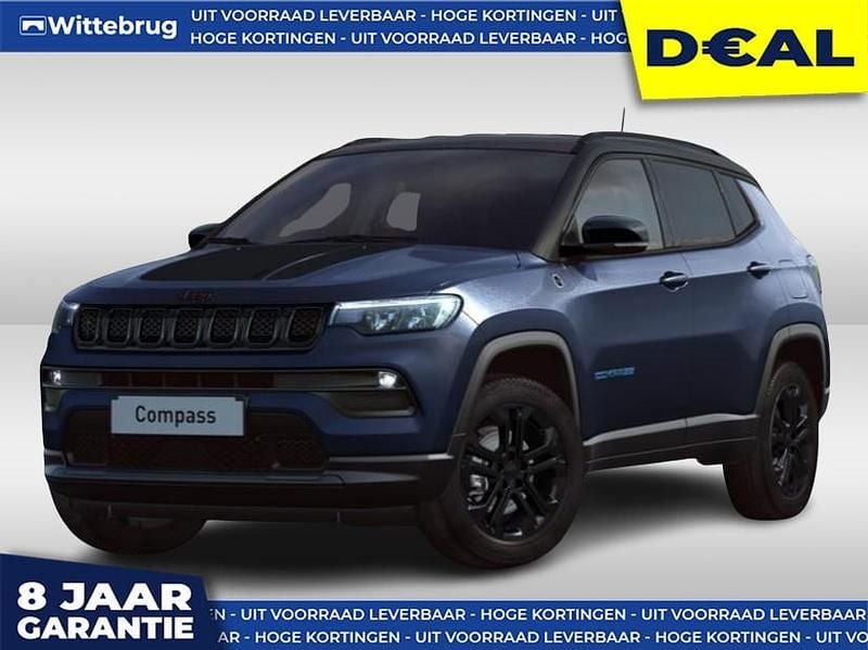 Blauw Nieuw 2025 Jeep Compass North SUV | € 39.888 (Eerlijke prijs) - Afbeelding 1/4