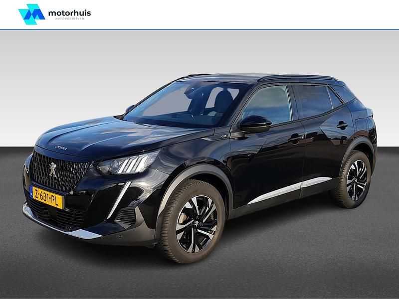 Zwart Occasion 2023 Peugeot 2008 GT SUV | € 23.940 (Eerlijke prijs) - Afbeelding 1/4