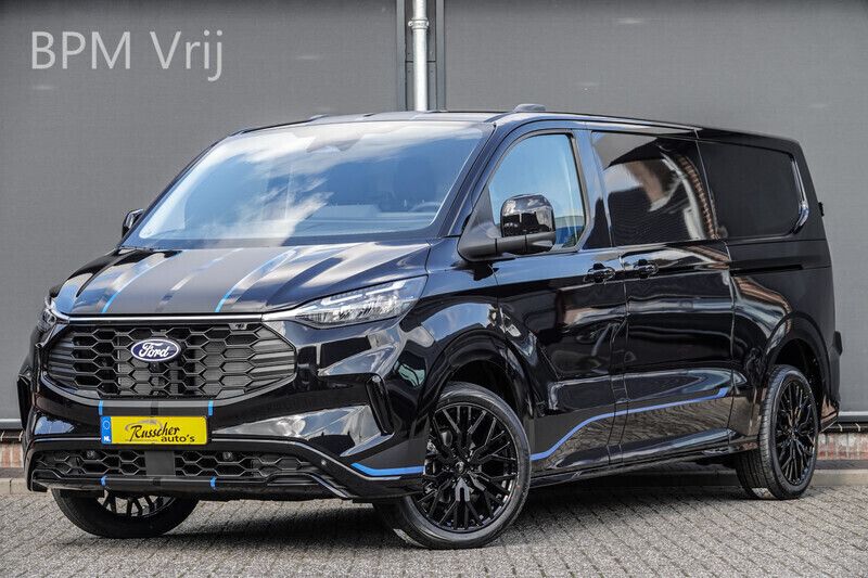 Zwart Nieuw 2024 Ford Transit Custom Sport Van | € 48.950 (Duur) - Afbeelding 1/4
