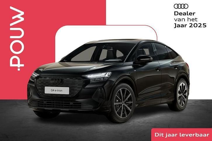 Zwart Nieuw 2025 Audi Q4 Sportback e-tron Competition SUV | € 67.230 (Duur) - Afbeelding 1/4