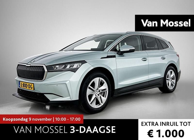 Grijs Gebruikt 2021 Skoda Enyaq iV SUV | € 29.900 (Eerlijke prijs) - Afbeelding 1/4