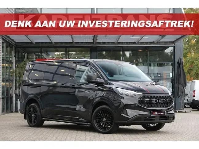 Zwart Gebruikt 2024 Ford Transit Custom Van | € 29.950 (Eerlijke prijs) - Afbeelding 1/4