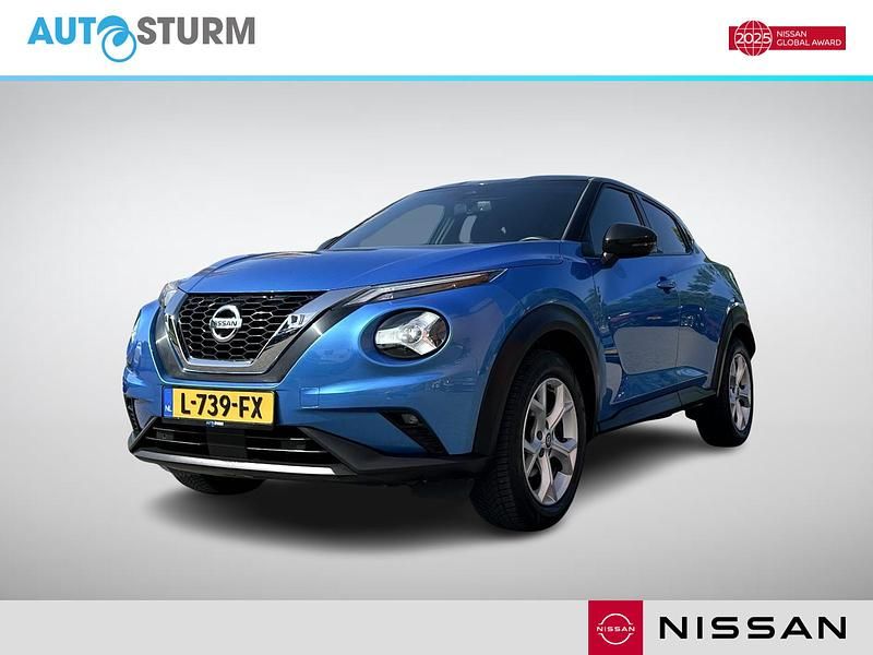 Blauw Occasion 2021 Nissan Juke N-Connecta SUV | € 19.649 (Eerlijke prijs) - Afbeelding 1/4