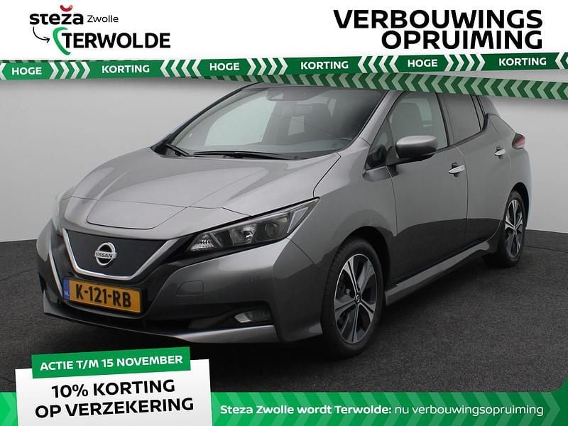 Grijs Gebruikt 2021 Nissan Leaf N-Connecta Hatchback | € 13.445 (Eerlijke prijs) - Afbeelding 1/4