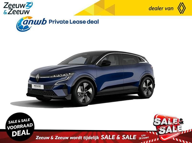 Nieuw Renault Megane E-Tech Komfort 161 kW (220 PK) 2026 Twotone blue nocturne / noir etoile Hatchback