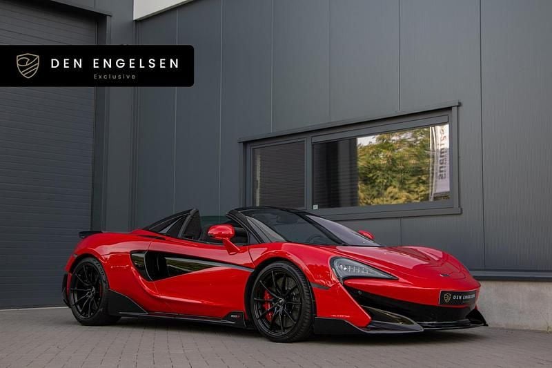 Rood Gebruikt 2021 McLaren 600LT Spider Cabriolet | € 199.950 - Afbeelding 1/4