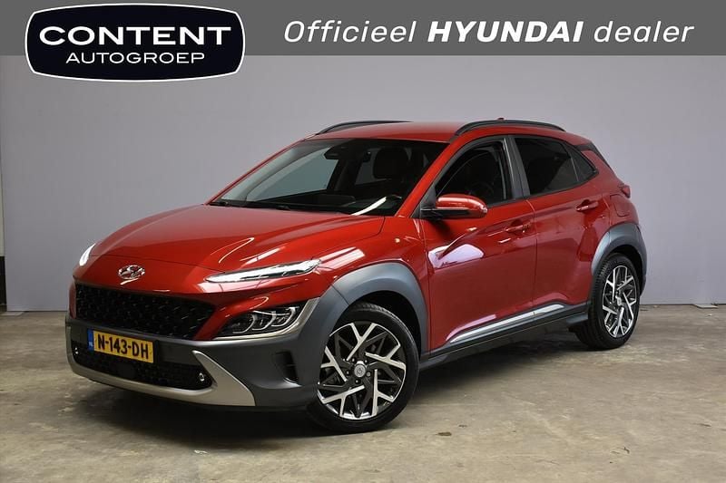 Rood Gebruikt 2021 Hyundai Kona Premium SUV | € 23.940 (Iets duurder) - Afbeelding 1/4