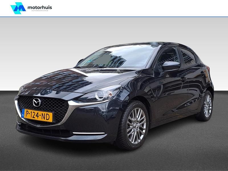 Zwart Gebruikt 2022 Mazda 2 Luxury Hatchback | € 18.490 (Eerlijke prijs) - Afbeelding 1/4