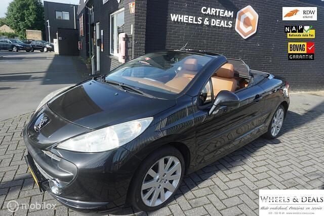 Zwart Gebruikt 2007 Peugeot 207 CC Cabriolet | € 1.695 (Super prijs) - Afbeelding 1/4