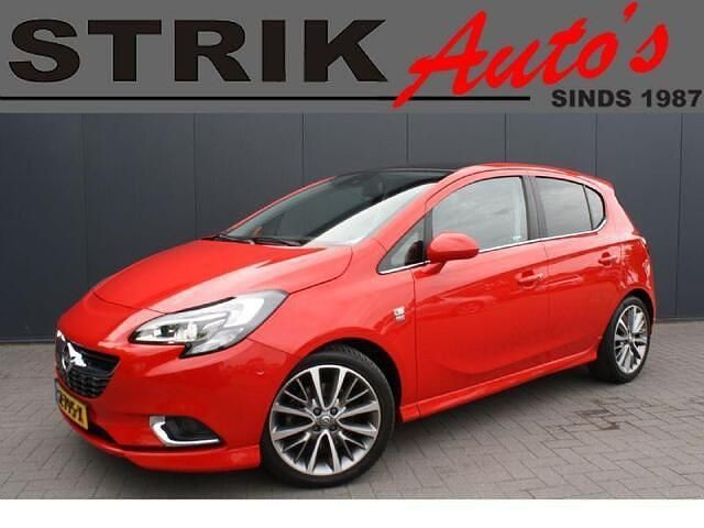 Rood Gebruikt 2018 Opel Corsa Innovation Hatchback | € 11.889 (Eerlijke prijs) - Afbeelding 1/4