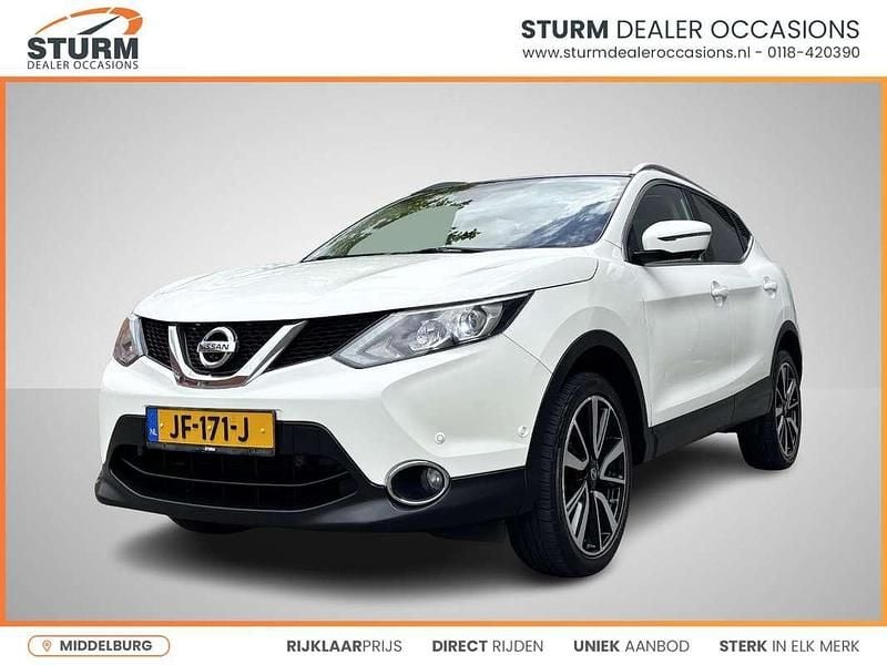 Wit Gebruikt 2016 Nissan Qashqai Tekna SUV | € 15.790 (Eerlijke prijs) - Afbeelding 1/4