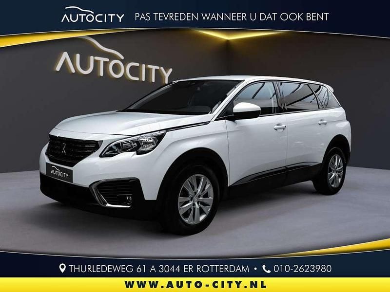 Wit Gebruikt 2019 Peugeot 5008 Active MPV | € 19.750 (Goede deal) - Afbeelding 1/4