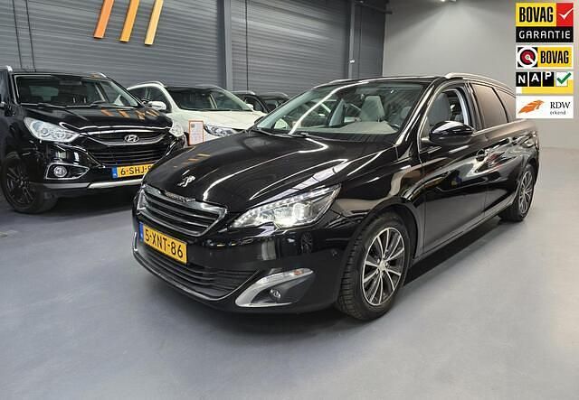 Zwart Gebruikt 2014 Peugeot 308 Allure Stationwagen | € 9.995 (Eerlijke prijs) - Afbeelding 1/4